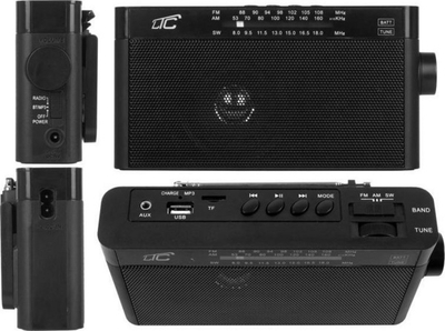 Radio portabël LTC Sona, FM AM SW, Bluetooth USB Aux, e zezë