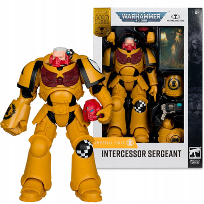 Figurinë aksion McFarlane Gold Label Warhammer 40,000 Intercessor Sergeant, 7\", koleksionare, shumëngjyrëshe