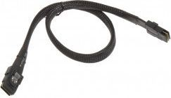 Kabllo Silverstone CPS02 SAS, SFF-8087 në SFF-8087, 0.5m, i zi