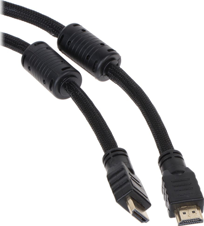 Kabllo HDMI në HDMI Gembird HDMI 10m, lidhës të pozicionuar, e zezë