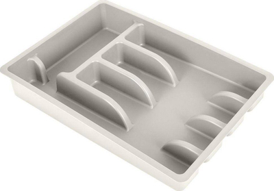 Kuti organizuese takëmesh pa markë, 5 ndarje, plastikë, gri