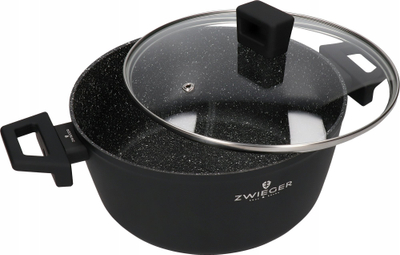 Tenxhere me kapak Zwieger Forte, 24 cm, alumin, gri