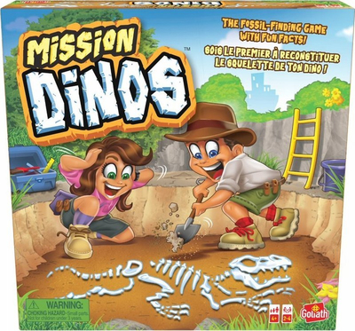 Lojë shoqnore Goliath Dino Mission, edukative, për kalamaj 4+