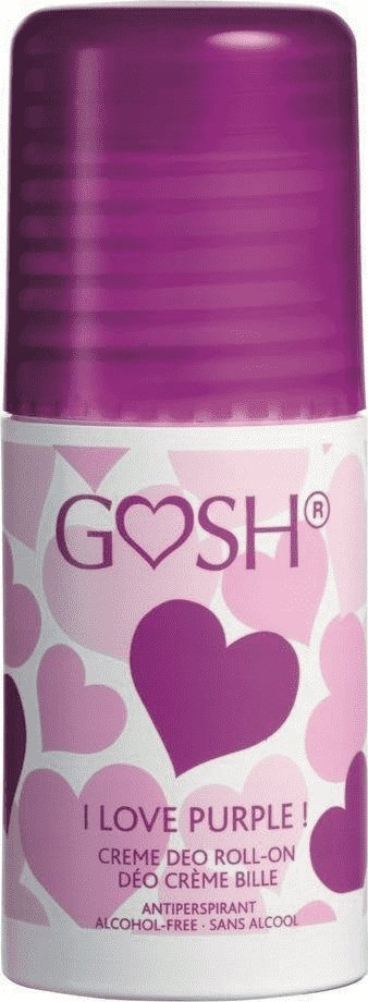 Deodorant roll-on Gosh I Love Purple, antiperspirant, pa alkool, 75ml