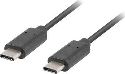 Kabllo Lanberg (CA-CMCM-31CU-0018-BK), USB-C në USB-C, 1.8 m, e zezë
