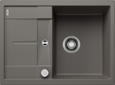 Lavaman kuzhine Blanco Metra 45 S Compact 527285, montim nga lart, Volcano Grey