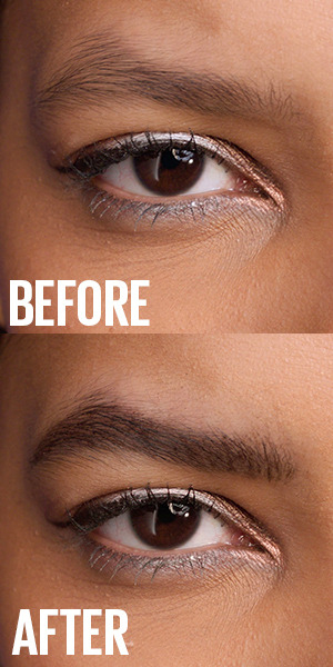 Laps vetullash Debenhams Build a Brow, 2 në 1, ujërezistent