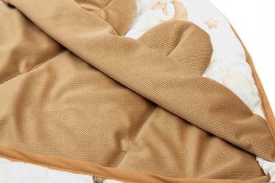Batanije mbështjellëse Sensillo Velvet Carry Cot XL Dream, 115x115cm, bezhë