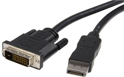Kabllo StarTech, DisplayPort - DVI-D, 1.8 m, e zezë