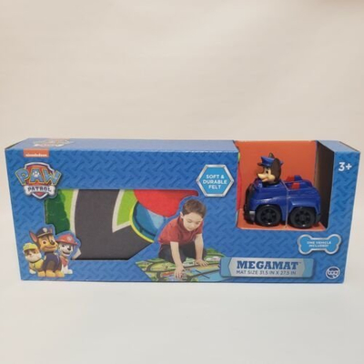 Tapet loje Playhut PAW Patrol Felt Mega Mat me makinë lodër, shumëngjyrësh