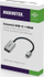 Adapter USB-C në HDMI Marmitek Connect USB-C HDMI, 0.15 m, 4K, ngjyrë argjendi