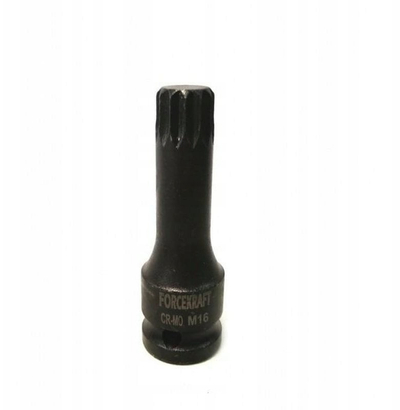 Çelës tubolar i thellë Forcekraft, 3/4", 20 mm, i zi