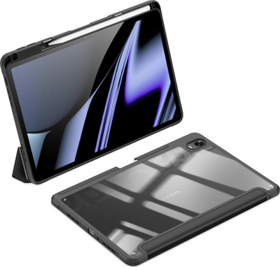 Këllëf tablet Dux Ducis Toby për Oppo Pad, me kapak Smart Case, me mbajtëse stylus, i zi