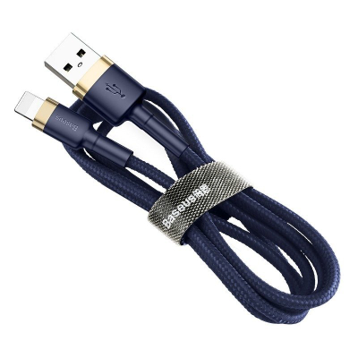 Kabllo Baseus Cafule Lightning 1.5A 2m (Ari + Blu e errët)