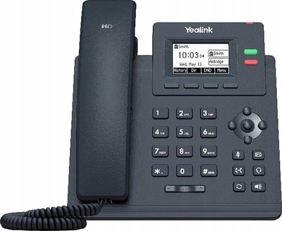 Telefoni IP Yealink T31G, 2 llogari SIP, PoE, i zi