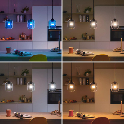 Llambë e mençur Philips WiZ LED E14 P45, 4.9W, ekuivalente 40W, shumëngjyrëshe