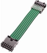 Kabllo lidhëse Eaton SmartWire-DT SWIRE-CAB-011, e sheshtë, 110mm, jeshile