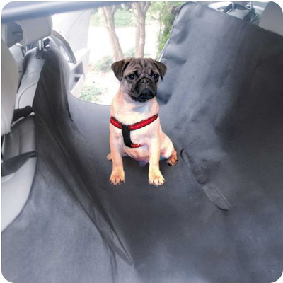Mbulesë makine për qen Amiplay Dog Car Seat Cover Exclusive, poliestër PVC, për sedilje dhe bagazh, e zezë