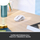 Maus Logitech M650, wireless, Bluetooth, USB, i bardhë dhe i hirt