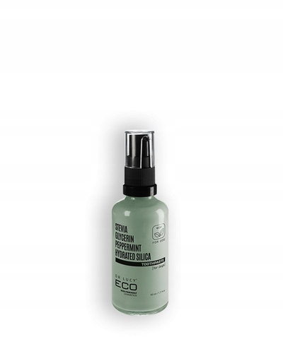 Pasta dhëmbësh për qen Dr Lucy ECO, stevia dhe nenexhik, 50ml, e gjelbër