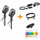Set drite kopshti Steinel Spot Garden C 24V, Bluetooth Mesh, IP65, e zezë