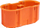 Kuti shpërndarëse MULTIWALL M2x60DF SLIM, e montueshme në mur, plastike, portokalli