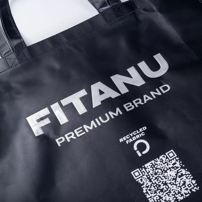 Çantë pazarit FITANU Shopping Bag, 55x48 cm, polipropilen, shumëngjyrëshe