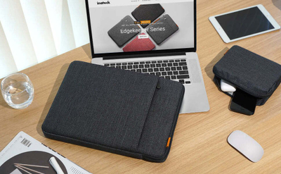 Çantë mbrojtje për laptop Inateck, 14", 360°, gri