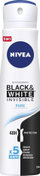 Deodorant Nivea INVISIBLE PURE, 250 ml