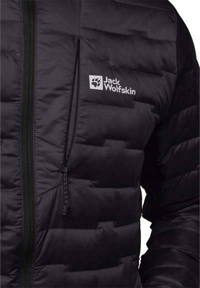 Xhaketë dimërore Jack Wolfskin Passamani Down M A61836-6350, për meshkuj, e zezë