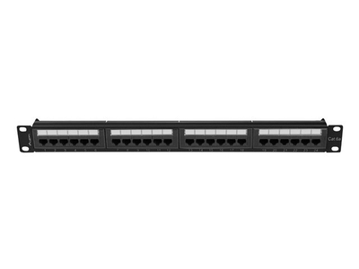 Patch panel 24 porta 1U 19" Cat.6A UTP, i zi