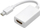Adapter video LogiLink CV0036B, mini DisplayPort në HDMI, 4K, i bardhë