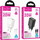 Karikues muri Hoco N61, 20W PD QC3.0, me USB A edhe USB C, i bardhë