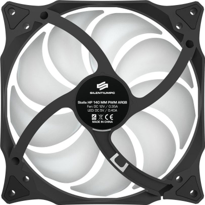 Ftohës SilentiumPC Stella HP ARGB 140 PWM (SPC237) i bardhë/zi