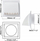 Kapak ventilimi Armar Cowled Duct, Ø100mm 4", flap me gravitet, plastikë ABS, i bardhë