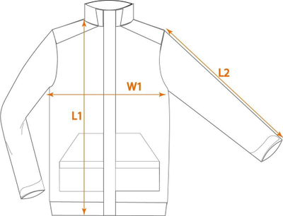 Xhaketë pune Neo Premium 81-506-M, fleece, me përforcime Cordura, masa M, gri
