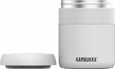 Termus dreke Kambukka Bora 11-06013, 600ml, çelik inox, i bardhë