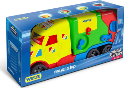 Lodër kamion plehrash Wader Magic Truck Basic, 59.5 cm, shumëngjyrësh