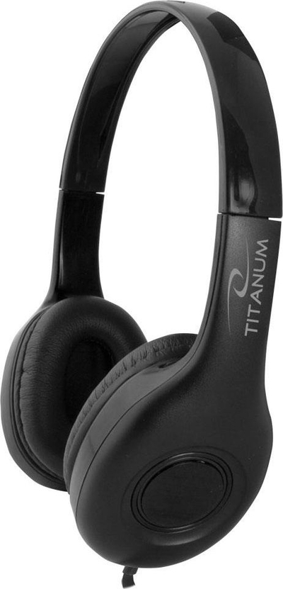 Kufje Titanum Liwa TH114, stereo, me mikrofon, të zeza