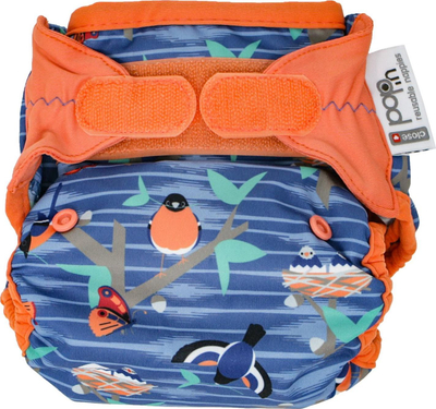 Mbulesë pelene Close Caboo Cover Twilight Garden, 3–16 kg, mbyllje me Velcro