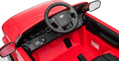Makine elektrike per femije Ramiz Land Rover Discovery, telekomande, targe dekorative, e kuqe