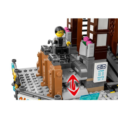 Set ndërtimi LEGO Ninjago City Markets 71799, 6163 pjesë, për moshat 14+, shumëngjyrësh