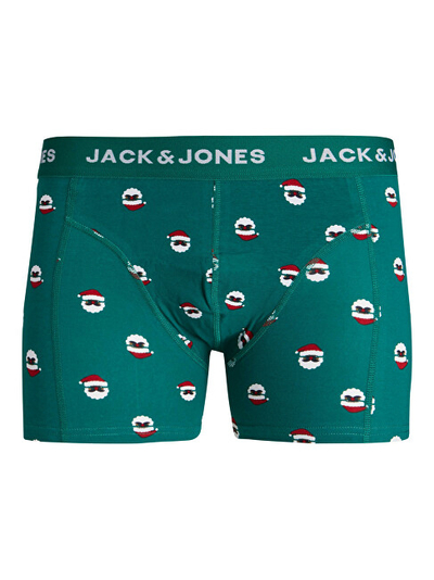 Set dhuratë për meshkuj Jack & Jones, mbathje + 2 palë çorape, të gjelbra