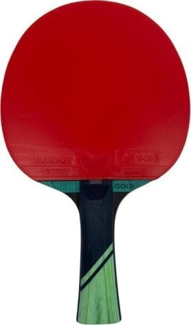 Raketë pingpongu Butterfly Ovtcharov Gold S852214, gomë Addoy 1.5 mm, dorezë e lakuar
