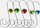 Grepa metalikë dekorativë CRAFT WITH FUN 545861, set 5 copë, shumëngjyrëshe