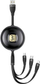 Kabllo USB Usams USA001133, USB A në Lightning, 1 m, e zezë