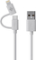 Kabllo USB iBattz USB-A - Lightning IB-CBL-LGN-WH, 1 m, e bardhë