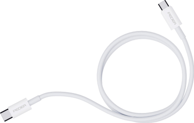 Kabllo USB Pedea USB-C në USB-C, 1m, USB 2.0, e bardhë
