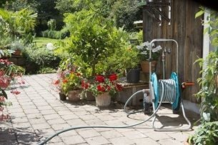 Set lidhës për zorrë Gardena Classic 13mm, 1.5m, PVC, portokalli