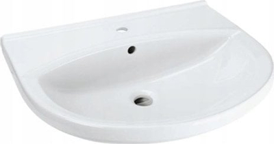 Лавабо Ideal Standard Ulysse W409601, 60x46 cm, дупка за батерија во средина, бело
